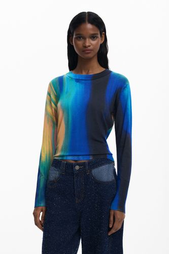 Pull fin dégradé vertical - Desigual - Modalova