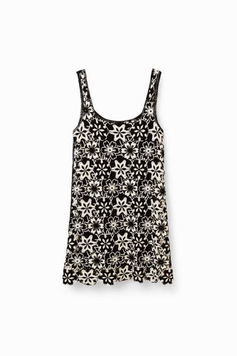 Robe courte crochet rétro - Desigual - Modalova