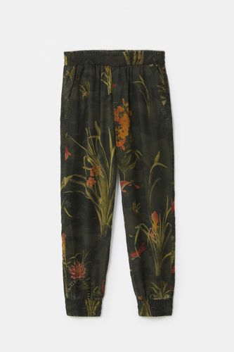 Pantalon jogger fleurs - Desigual - Modalova