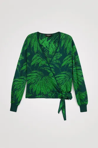 Pull jacquard tropical - Desigual - Modalova