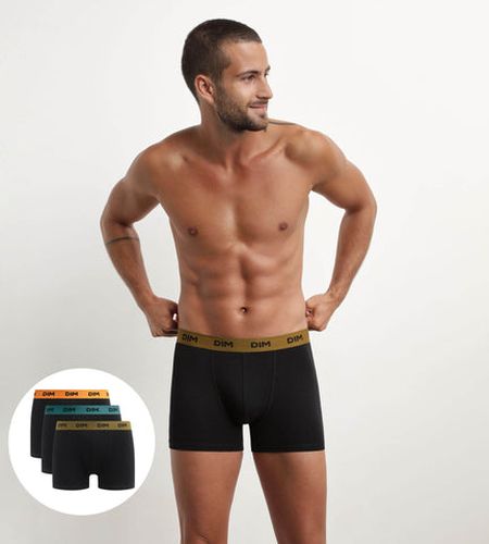 Lot de 3 boxers ceinture colorée Citrouille Mix &and Colors - Masculin - Taille 2 - DIM - Modalova