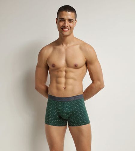 Boxer en coton stretch à pois Fancy - Masculin - Taille 2 - DIM - Modalova