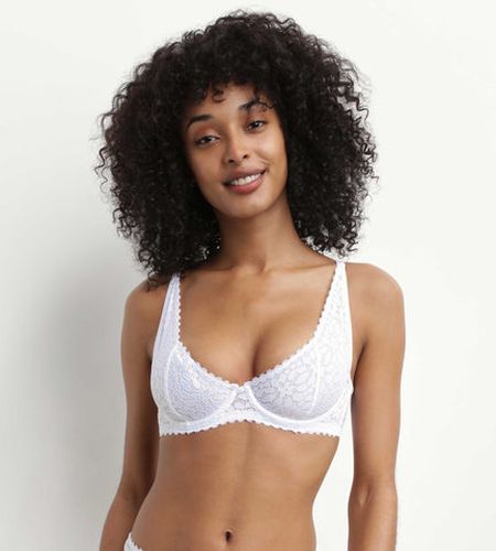 Soutien-gorge à armatures en dentelle florale Daily Dentelle - Féminin - Taille 85B - DIM - Modalova