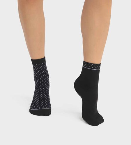 Lot de 2 paires de chaussettes en coton bio à pois Good - Féminin - Taille TU - DIM - Modalova