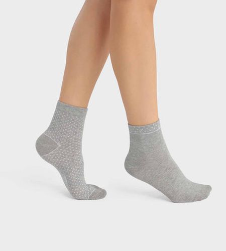 Lot de 2 paires de chaussettes en coton bio à pois Good - Féminin - Taille TU - DIM - Modalova