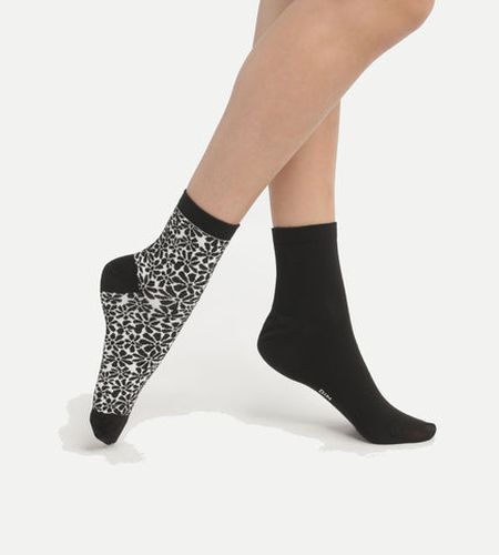 Lot de 2 paires de chaussettes en coton bio motif fleur Good - Féminin - Taille TU - DIM - Modalova