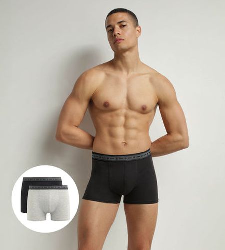 Lot de 2 boxers en coton bio et Gris Perle Good - Masculin - Taille 3 - DIM - Modalova