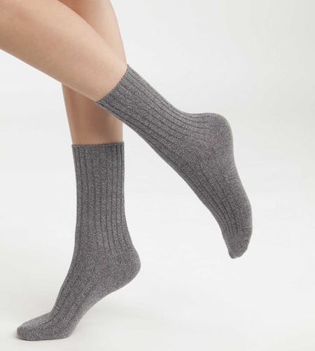 Chaussettes en maille côtelée unie Chiné Bambou - DIM - Modalova