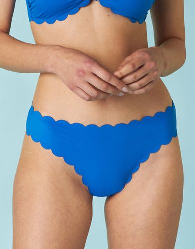 Slip de bain brésilien Scallop en microfibre électrique - DIM - Modalova
