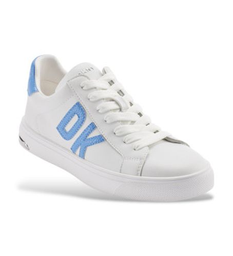 K1300916 Abeni Leather Sneakers (36), Cuir, Blanc, Plat, Lacets, Casuel - DKNY - Modalova