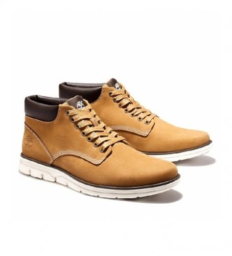 TB0A19892311 Baskets Bradstreet Chukka en cuir camel (41), Marron, Plat, Lacets, Casuel - Timberland - Modalova