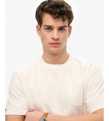 M1012096A T-shirt Merchant Pocket cassé (M), Casuel, Coton, Manche courte - Superdry - Modalova