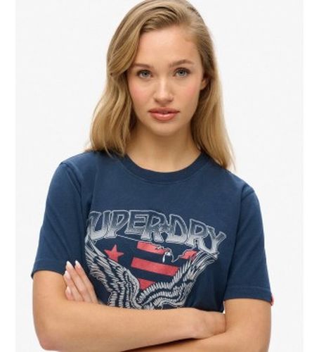 W1011611A T-shirt Embellish Varsity Relaxed (S), Casuel, Coton, Manche courte - Superdry - Modalova