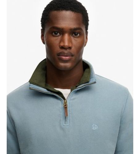 M2014346A Jersey Classic Essential à manches mi-longues zip (XXL), Casuel, Coton, Manche longue - Superdry - Modalova