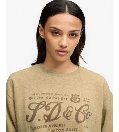 W2012636A Sweat Industry Worker Loose Crew (XS), Casuel, Coton, Manche longue - Superdry - Modalova