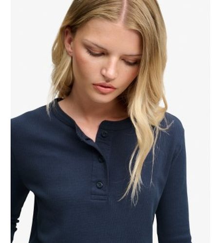 W6012282A Tee-shirt gaufré Essential (XS), Casuel, Coton, Manche longue - Superdry - Modalova