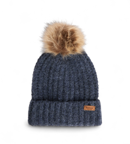 LGS0077 Set cadeau bonnet et écharpe tartan Saltburn beige, marine (OSFA), Casuel, Polyester - Barbour - Modalova