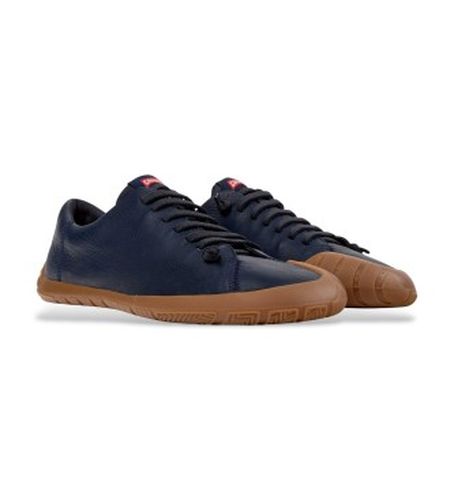 K101114-005 Peu Path+ Leather Sneakers (39), Cuir, Plat, Lacets, Casuel, Marine - Camper - Modalova
