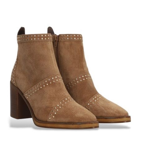 Bottines en cuir Camden marron (36), 5 à 8 cm, Fermeture éclair, Casuel - Alpe - Modalova