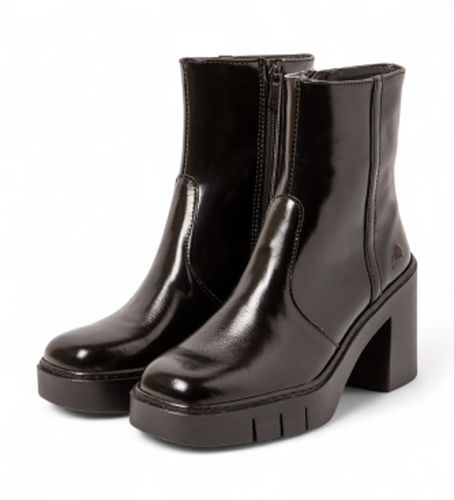 EO003_001 Bottines en cuir 1974 Berna (38), 5 à 8 cm, Fermeture éclair, Casuel - ART - Modalova