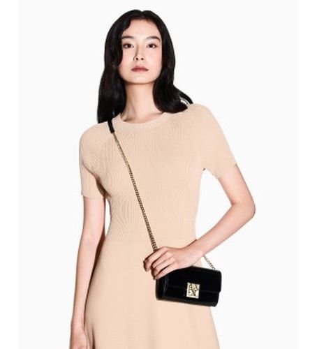 XW001885AF10352U6149 Robe Silhouette (S), Casuel, Classique, Viscose, Manche courte - A|X Armani Exchange - Modalova