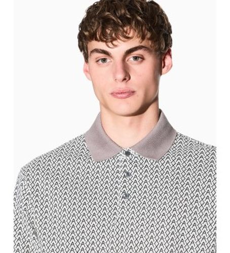 XM002015AF10366F0143 Polo allover crème (XS), Casuel, Coton, Manche courte - A|X Armani Exchange - Modalova