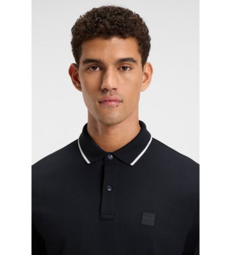 Polo Passertip (S), Casuel, Coton, Manche courte, Marine - Boss - Modalova