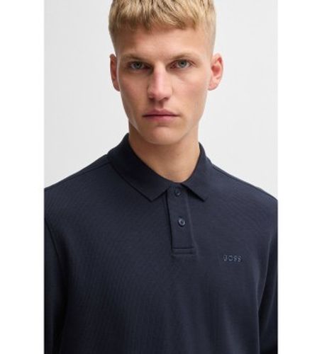 Polo en coton avec structure en maille (M), Casuel, Manche longue - Boss - Modalova