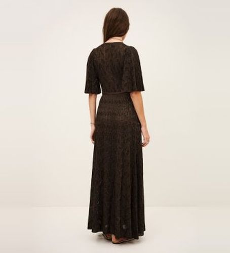 E26WEEN Robe Midi Weena marron (34), Casuel, Viscose, Manche courte - BA&SH - Modalova