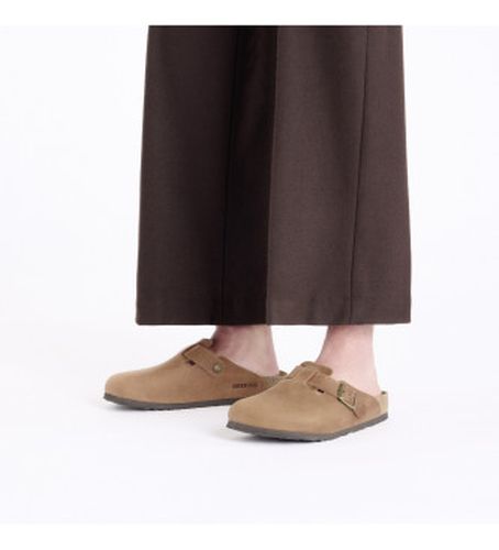 Sabots en cuir Boston (Coupe Régulière) (41), Plat, Aucun, Casuel - Birkenstock - Modalova