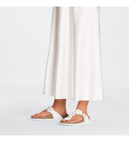Sandales en Cuir Gizeh Flower (Coupe Régulière) (37), Plat, Aucun, Casuel - Birkenstock - Modalova