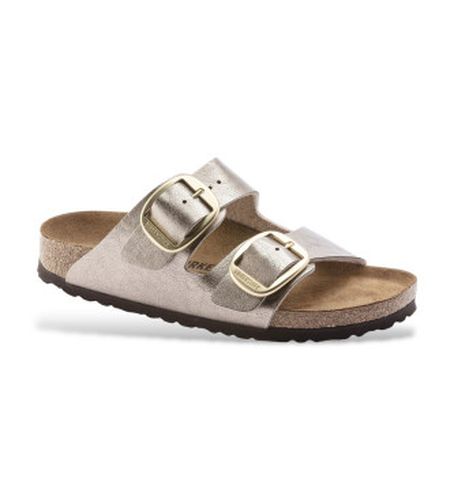 Sandales Arizona Big Buckle (Ajustement Étroit) (36), Plat, Aucun, Casuel, Taupe - Birkenstock - Modalova