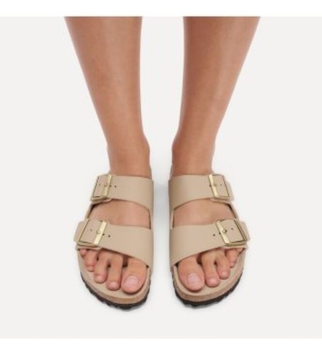 Sandales Arizona Birko-Flor (Coupe Étroite) (39), Beige, Plat, Aucun, Casuel - Birkenstock - Modalova