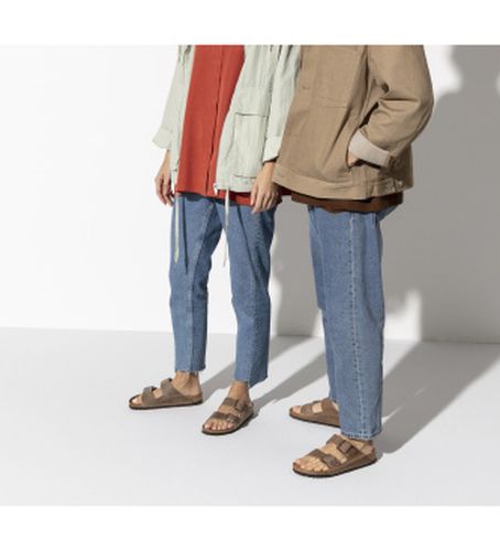 Sandales en Cuir Arizona (Coupe Régulière) marron (41), Plat, Aucun, Casuel - Birkenstock - Modalova
