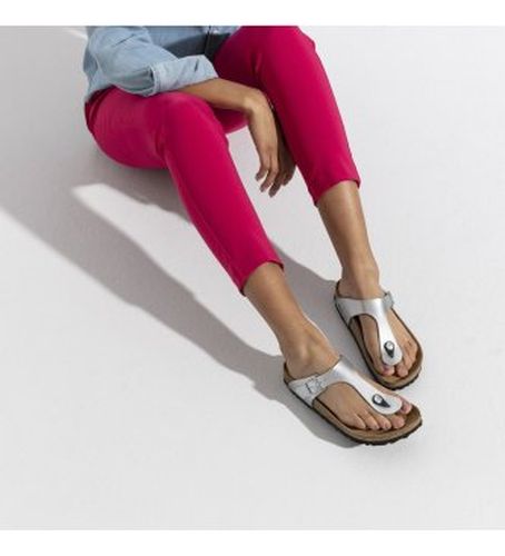 Sandales en cuir Gizeh (Ajustement Régulier) (38), Plat, Aucun, Casuel - Birkenstock - Modalova