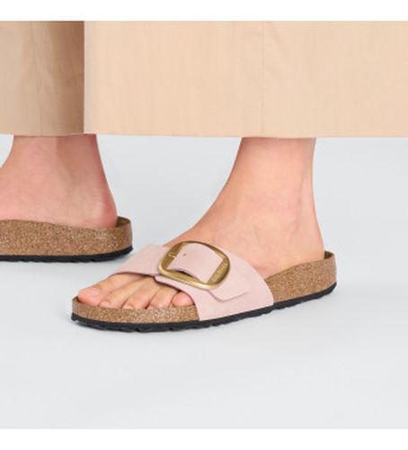 Sandales en Cuir Madrid Big Buckle (Coupe Étroite) (36), Plat, Aucun, Casuel - Birkenstock - Modalova