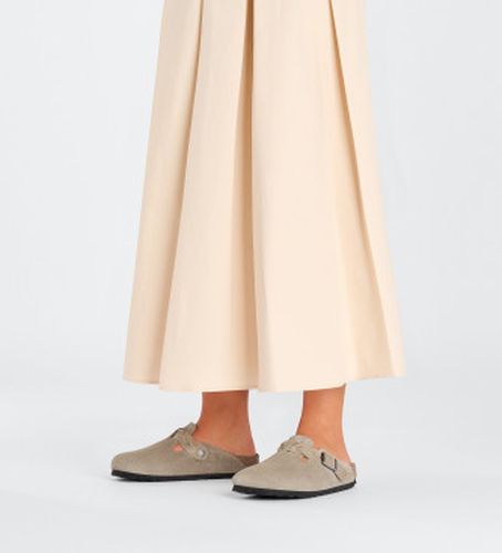 Sabots en Cuir Boston Braided (Coupe Étroite) (38), Plat, Aucun, Casuel - Birkenstock - Modalova