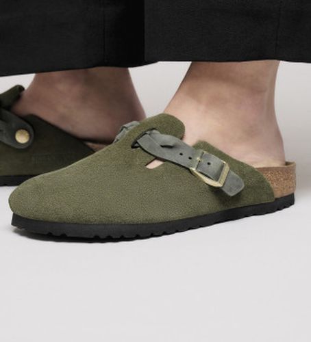 Sabots en Cuir Boston Braided (Coupe Étroite) (36), Plat, Aucun, Casuel - Birkenstock - Modalova