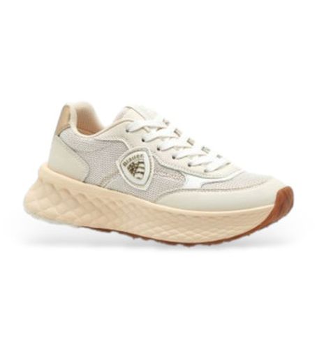 F5LYNN01 Baskets Lynn 01 (37), 3 à 5 cm, Cuir, Lacets, Casuel - Blauer - Modalova