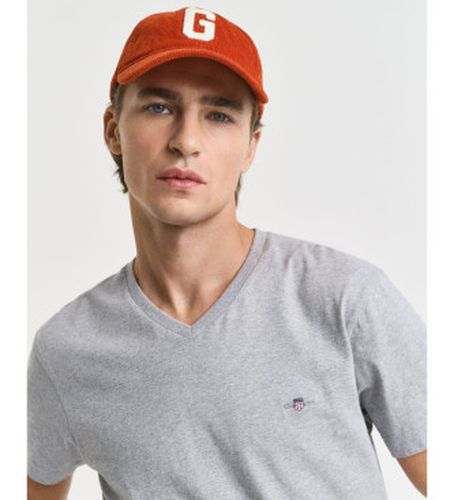 T-shirt slim Shield (S), Casuel, Coton, Manche courte - Gant - Modalova