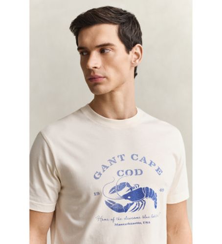T-shirt graphique (S), Casuel, Coton, Manche courte - Gant - Modalova