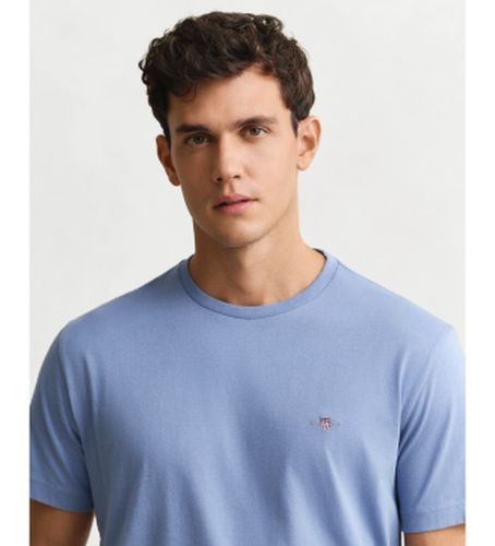 T-shirt Regular Fit Shield (XL), Bleu, Casuel, Coton, Manche courte - Gant - Modalova