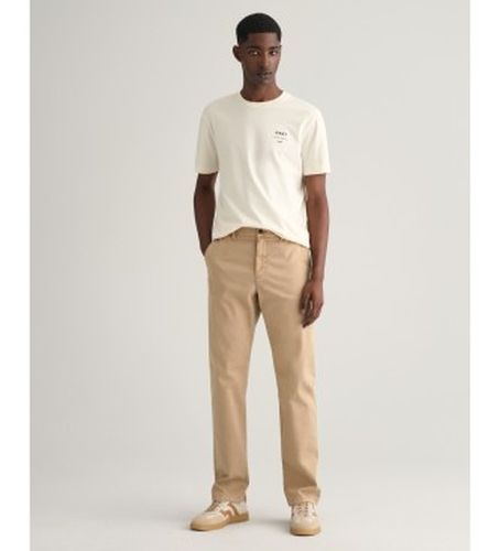 Pantalon chino slim texturé structuré avec texture travaillée (32), Casuel, Coton, Le coton biologique - Gant - Modalova
