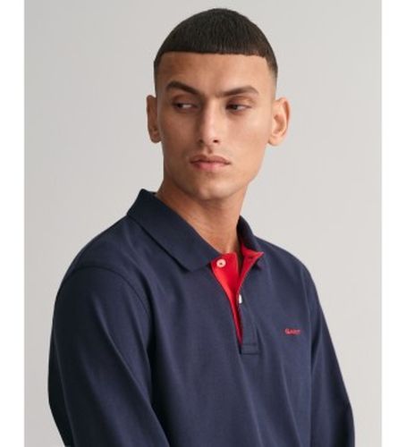 Chemise piquée contrastée (S), Casuel, Coton, Manche longue - Gant - Modalova
