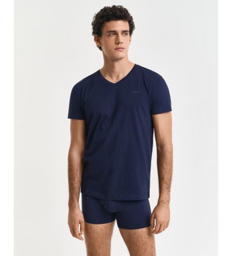 Lot de 2 t-shirts à col en V , (S), Homewear, Coton, Manche courte - Gant - Modalova