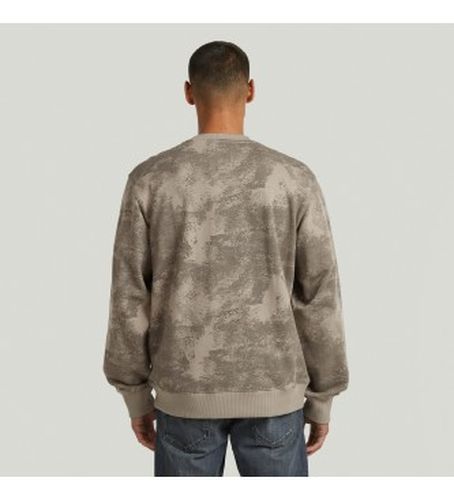 D29294-E209-J183 Sweatshirt à imprimé allover (L), Marron, Casuel, Vert, Coton - G-Star - Modalova