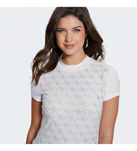 W4BI26J1314 T-shirt avec logo 4G (S), Casuel, Coton, Manche courte - Guess - Modalova