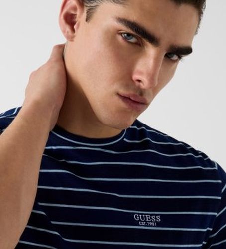 M6GI12K2993 T-shirt à rayures (S), Casuel, Coton, Manche courte - Guess - Modalova