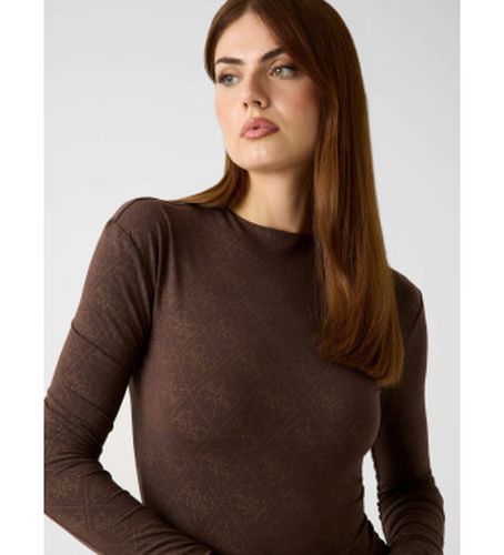W5BP09K68D2 Body avec logo 4G et strass (S), Viscose, Manche longue - Guess - Modalova