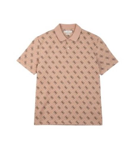 M6GP04K3073 Polo 4G Jacqaurd marron (S), Casuel, Coton, Manche courte - Guess - Modalova